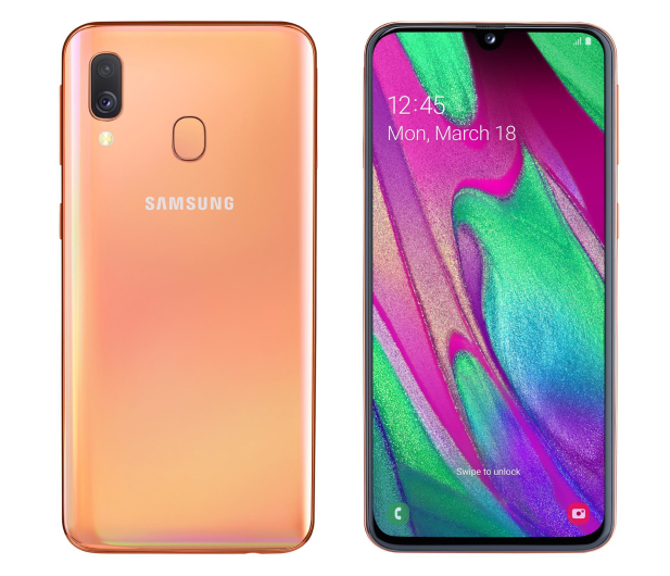 Samsung Galaxy A40 SM-A405FN Coral - 487576 - zdjęcie